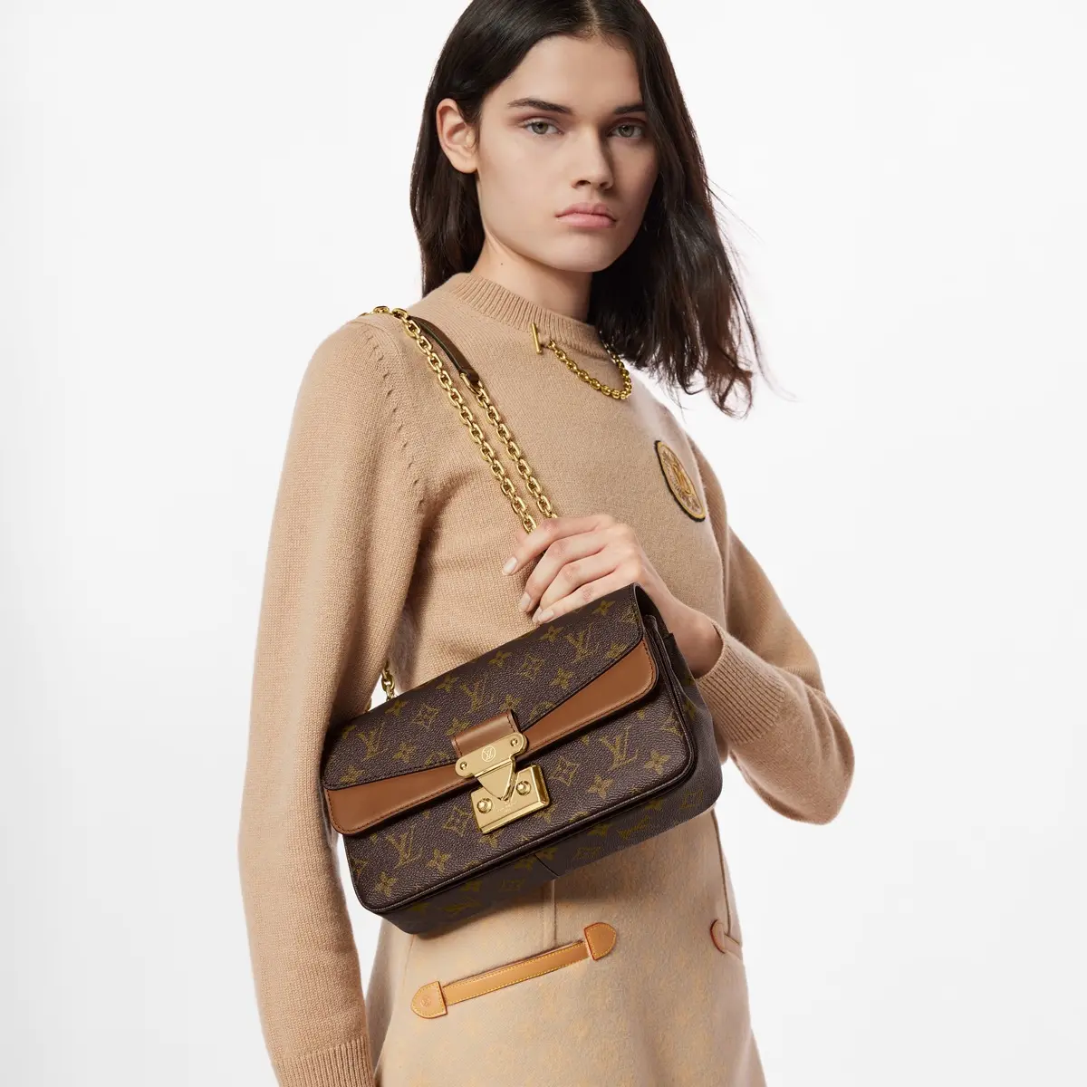 monogram marceau chain handbag m46127 2
