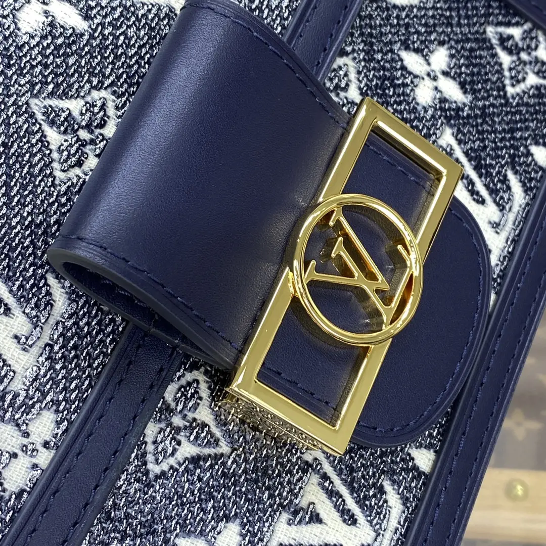 monogram mini dauphine handbag blue m22826 blue 7