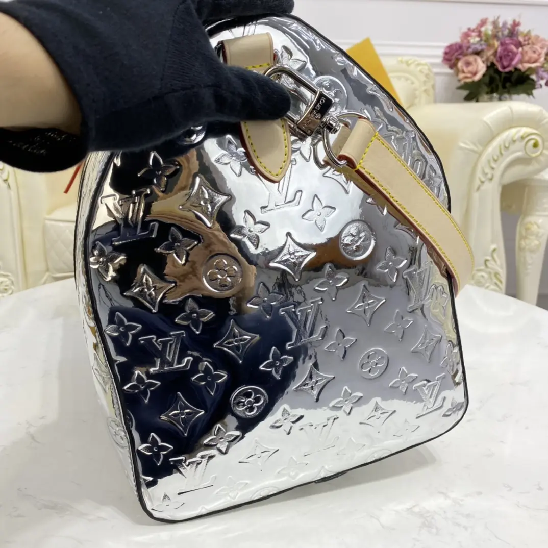 monogram mirror keepall bandouliere 50 m45886 4