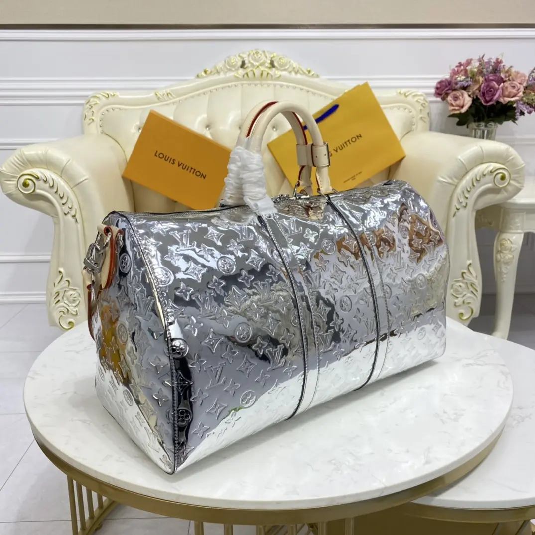 monogram mirror keepall bandouliere 50 m45886 6