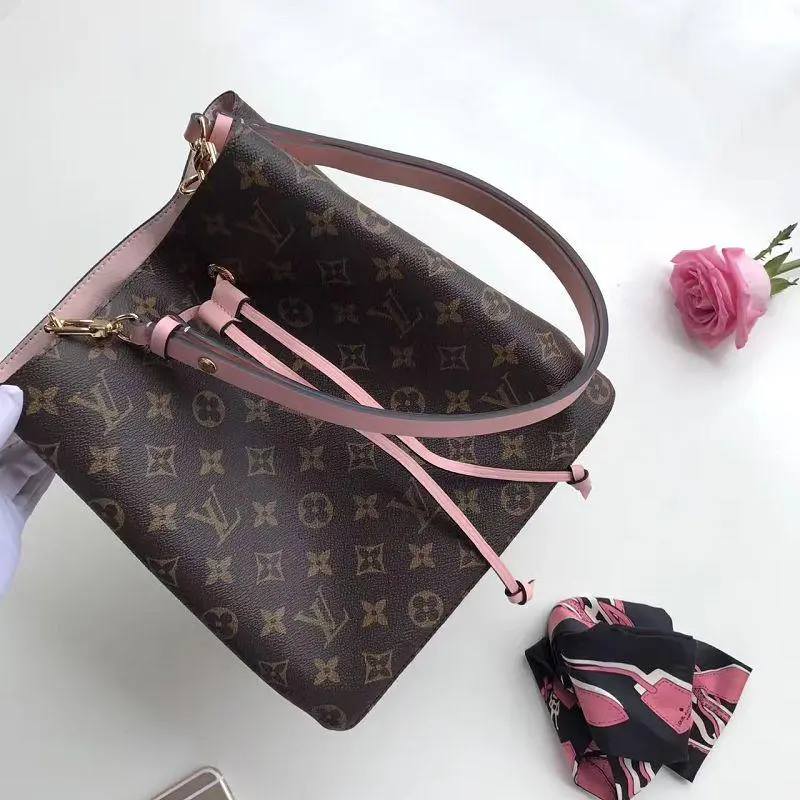 monogram neonoe handbag rose poudre m44022 4 monogram neonoe handbag rose poudre m44022 4