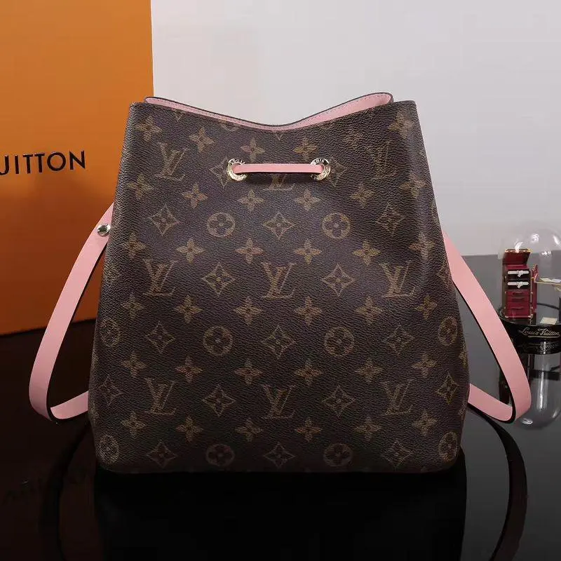 monogram neonoe handbag rose poudre m44022 5 monogram neonoe handbag rose poudre m44022 5