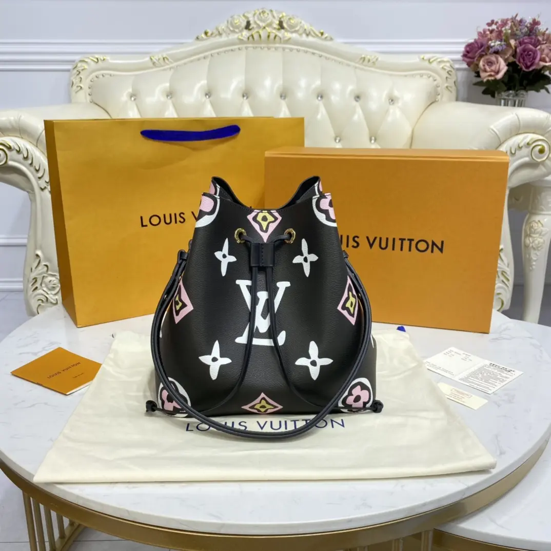 monogram neonoe mm bucket bag m45821 7 monogram neonoe mm bucket bag m45821 7