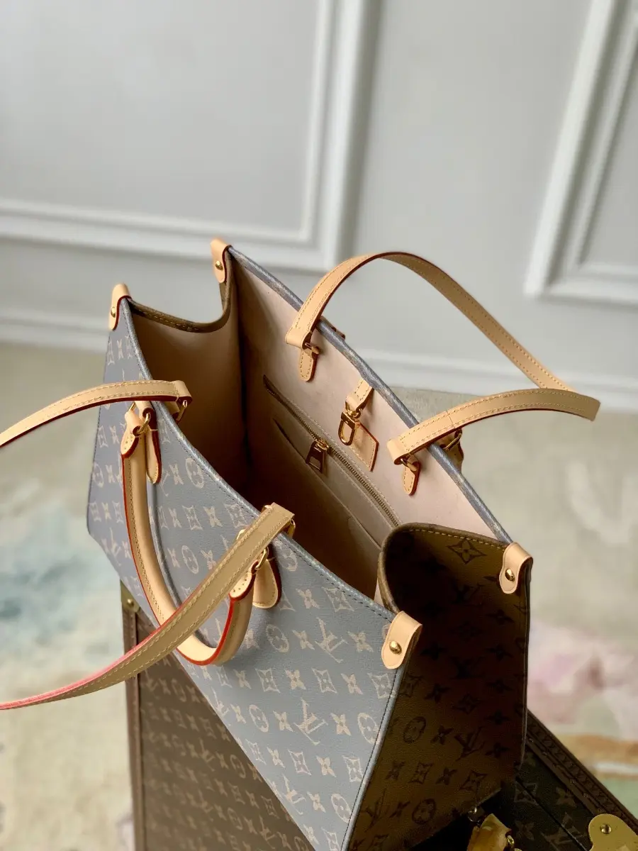 monogram onthego pm tote bag m12415 6
