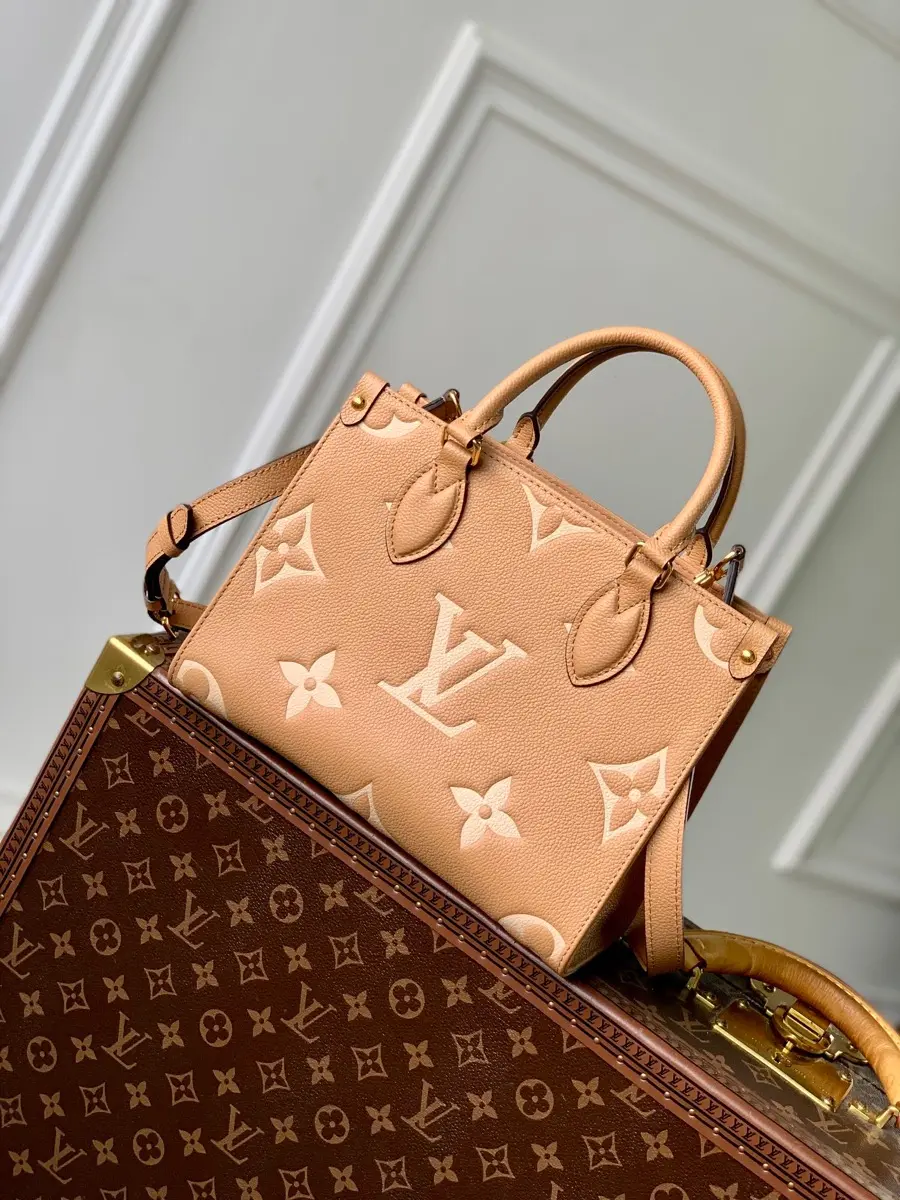 monogram onthego pm tote bag m12513 3