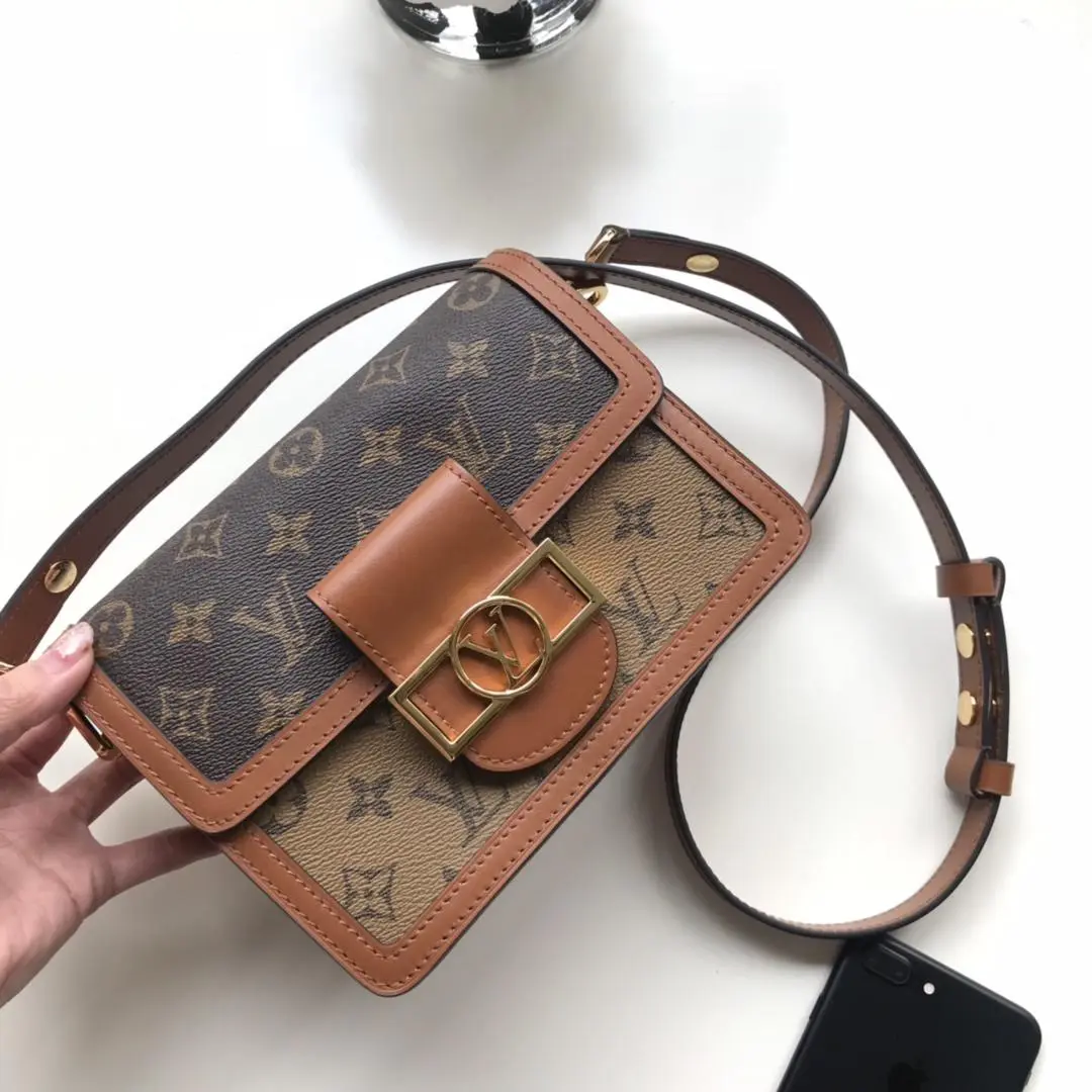 monogram reverse canvas mini dauphine m44580 4 monogram reverse canvas mini dauphine m44580 4