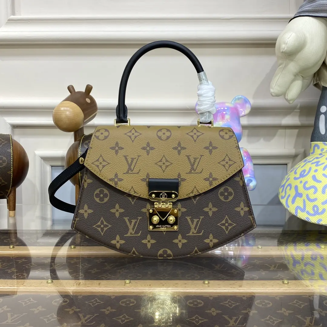 monogram reverse canvas tilsitt handbag m46548 7