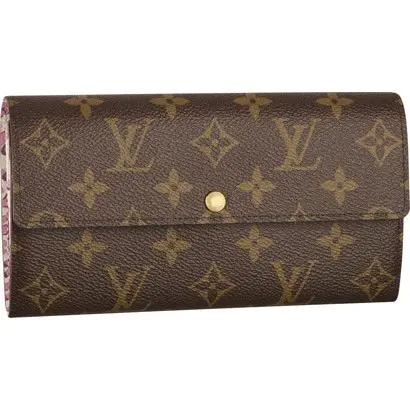 monogram sarah wallet leopard m60105 1