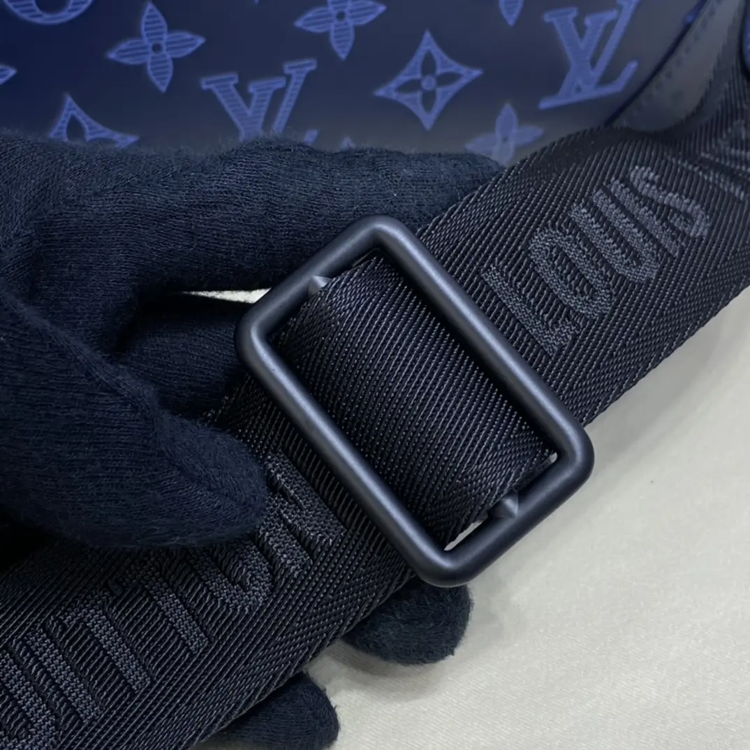 monogram shadow duo messenger bag navy blue m45730 2