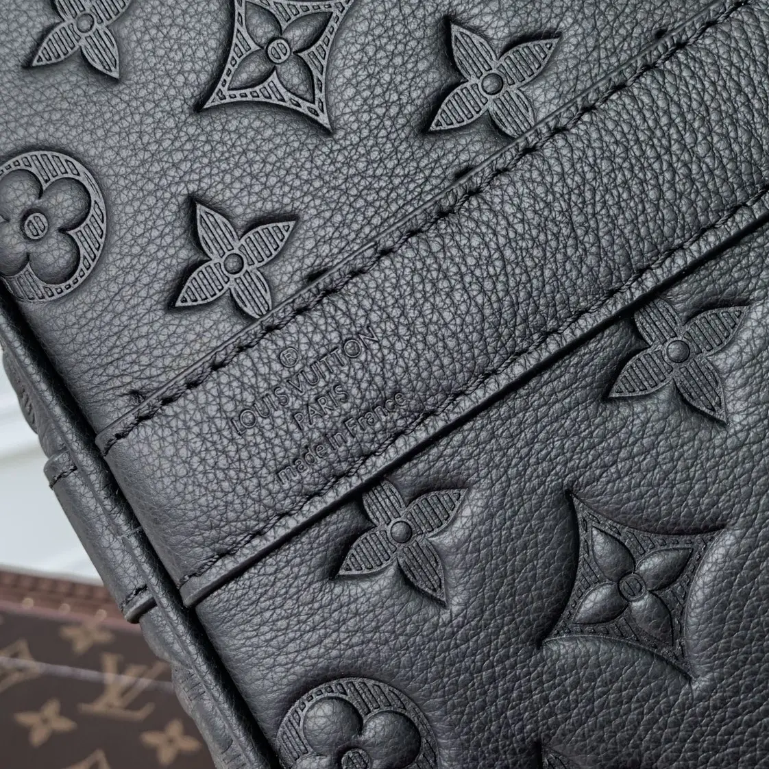 monogram shadow keepall bandouliere 50 m44810 4 monogram shadow keepall bandouliere 50 m44810 4
