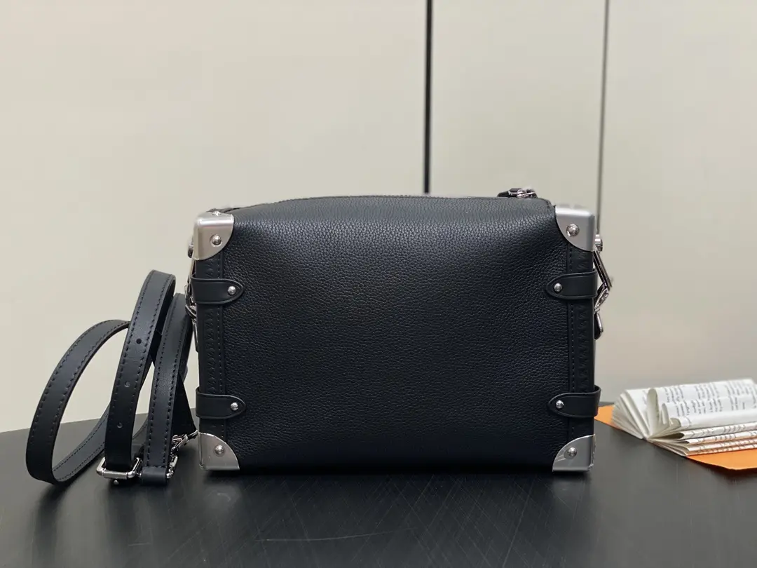monogram side trunk mm bag black m25160 5