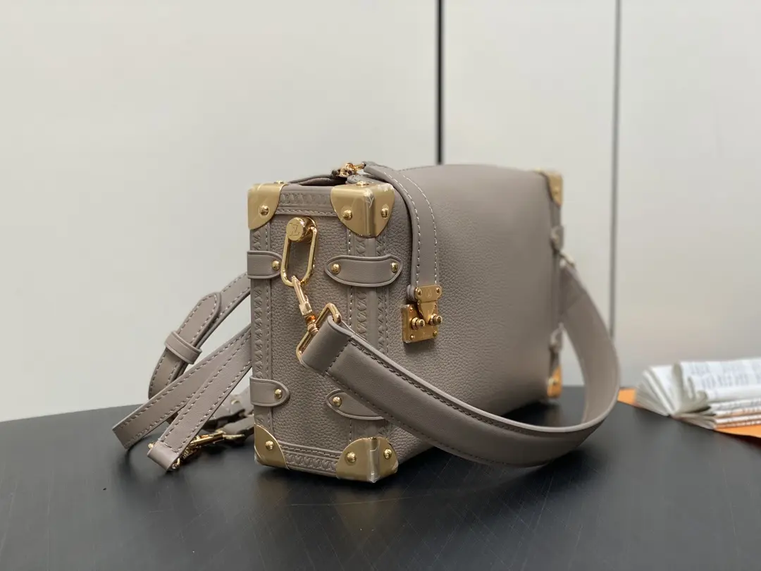 monogram side trunk mm bag taupe m25072 4 monogram side trunk mm bag taupe m25072 4