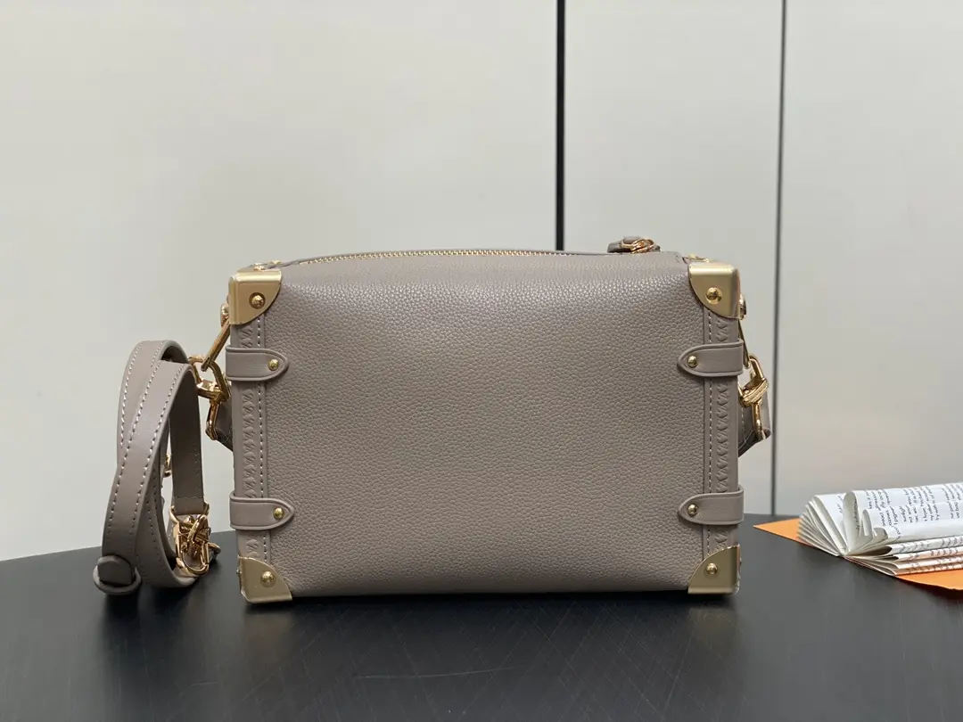 monogram side trunk mm bag taupe m25072 6 monogram side trunk mm bag taupe m25072 6
