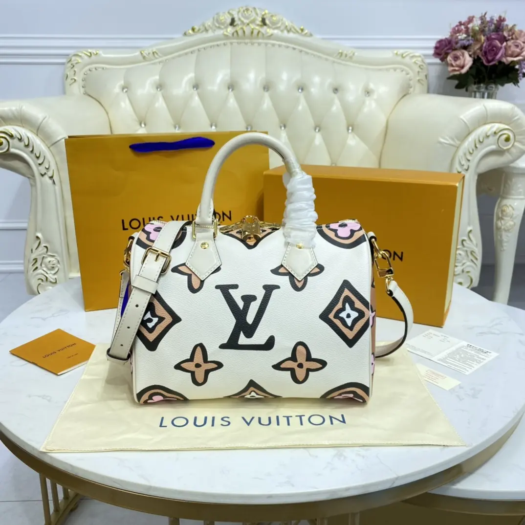 monogram speedy bandouliere 25 m45828 4