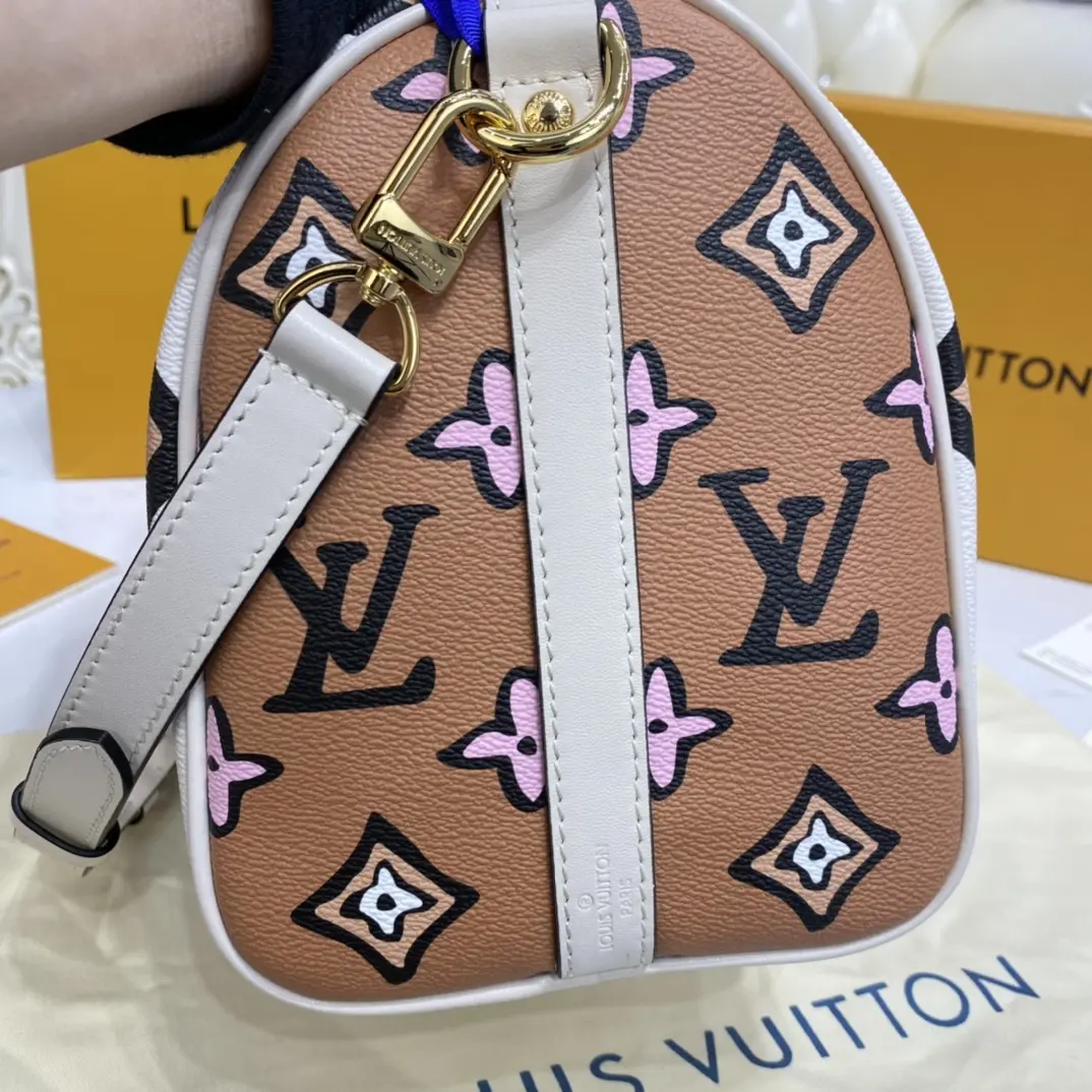 monogram speedy bandouliere 25 m45828 5