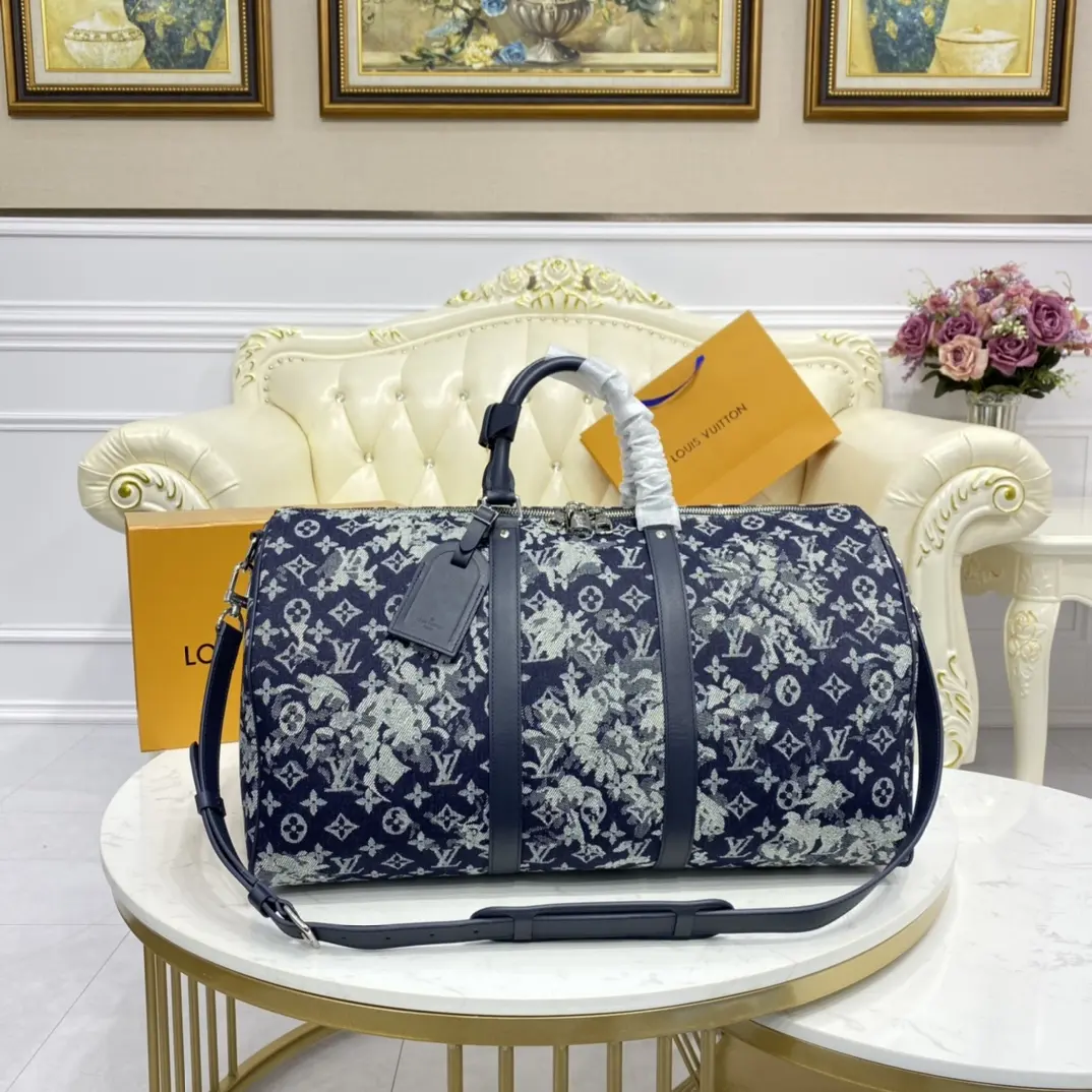 monogram tapestry keepall bandouliere 50 m57285 1 monogram tapestry keepall bandouliere 50 m57285 1