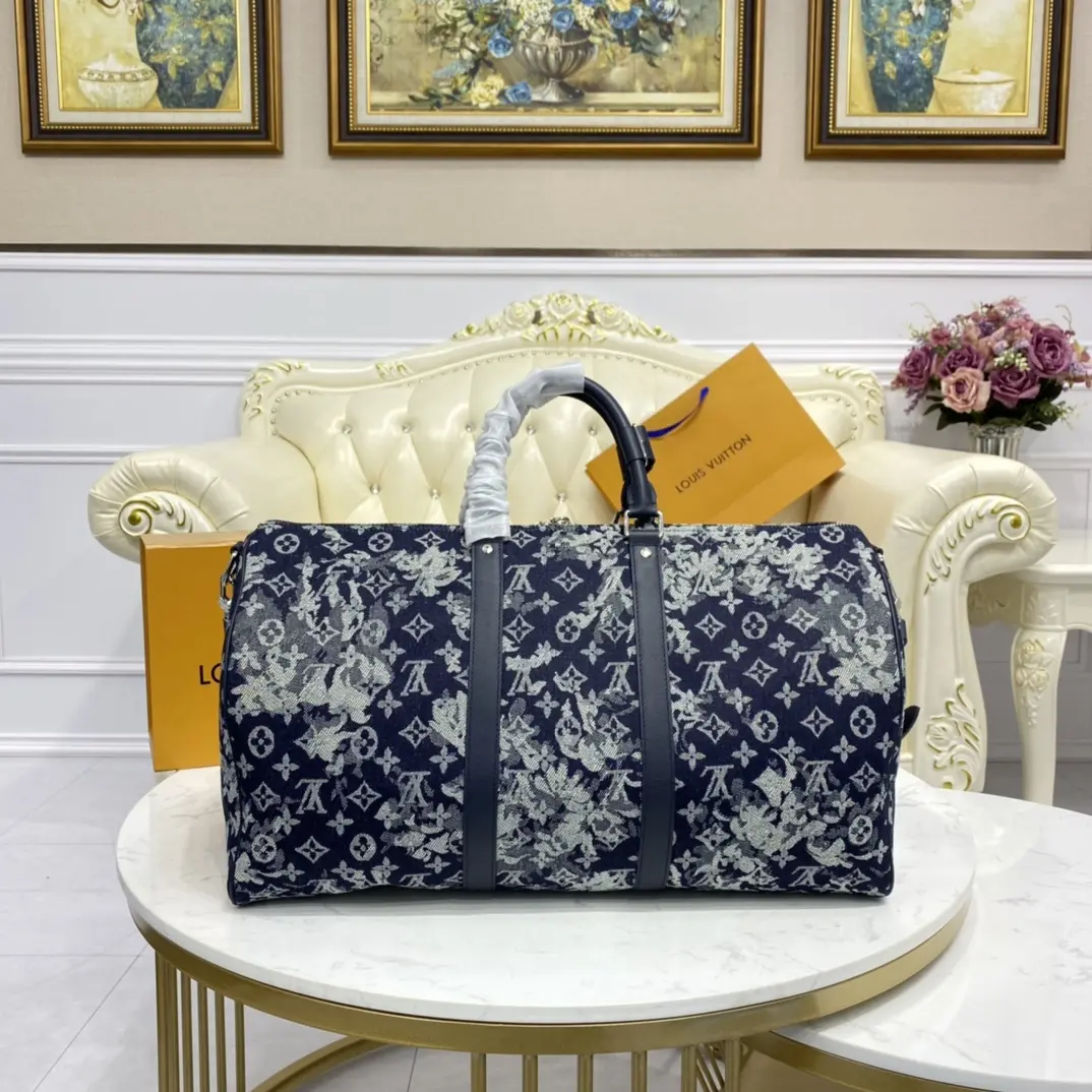 monogram tapestry keepall bandouliere 50 m57285 4