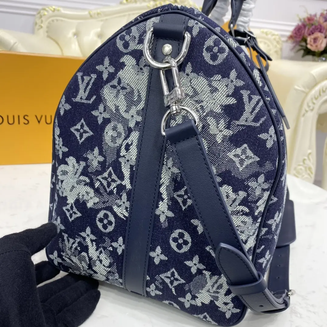 monogram tapestry keepall bandouliere 50 m57285 6