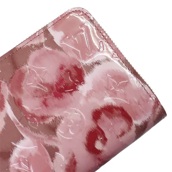 monogram vernis embossed zippy wallet suede rose m90020 1 2 monogram vernis embossed zippy wallet suede rose m90020 1 2
