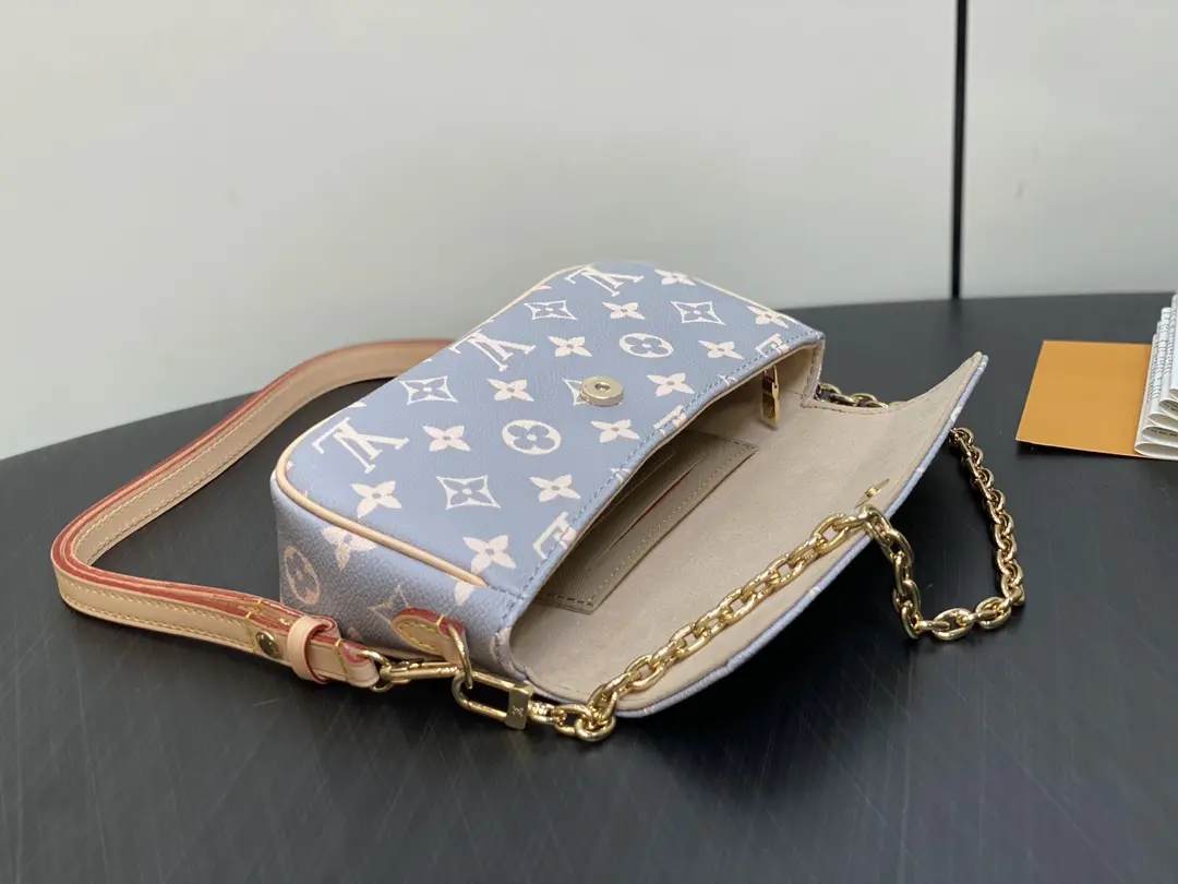 monogram wallet on chain ivy m12778 9