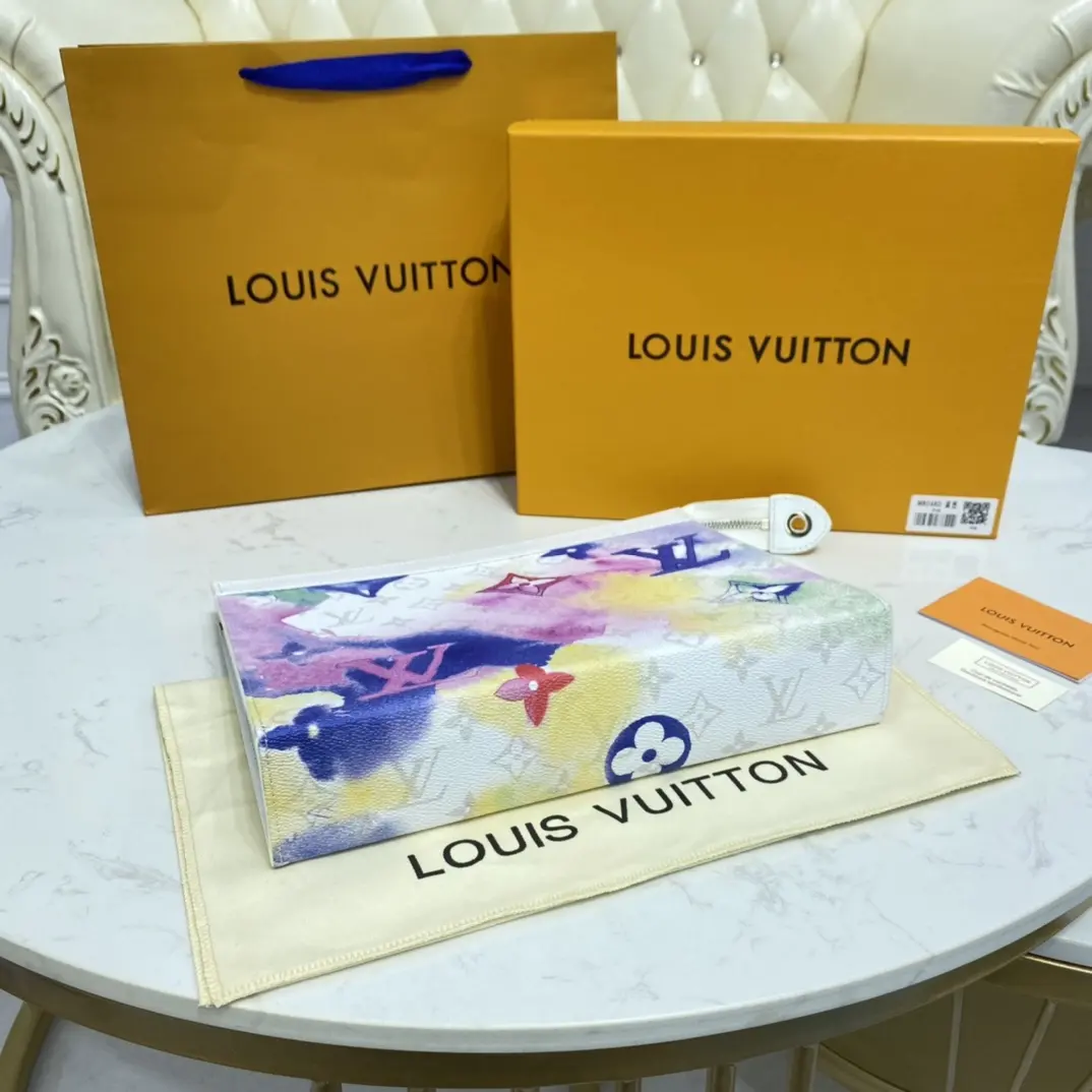monogram watercolor multico pochette voyage mm m80460 3