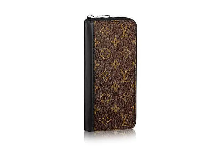monogram zipper vertical wallet m60109 1