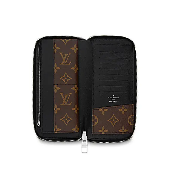 monogram zipper vertical wallet m60109 2