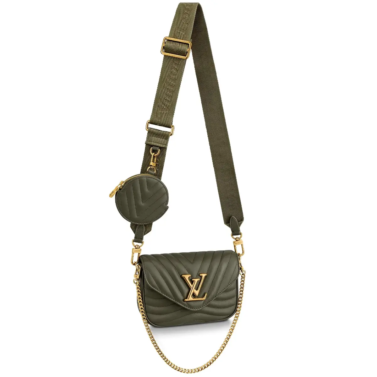 new wave multi pochette crossbody handbag khaki green m56471 1 new wave multi pochette crossbody handbag khaki green m56471 1
