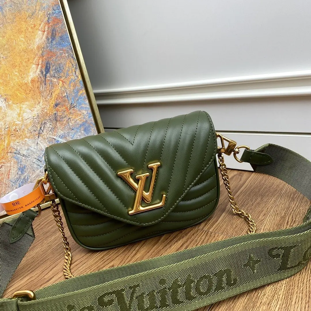 new wave multi pochette crossbody handbag khaki green m56471 5 new wave multi pochette crossbody handbag khaki green m56471 5