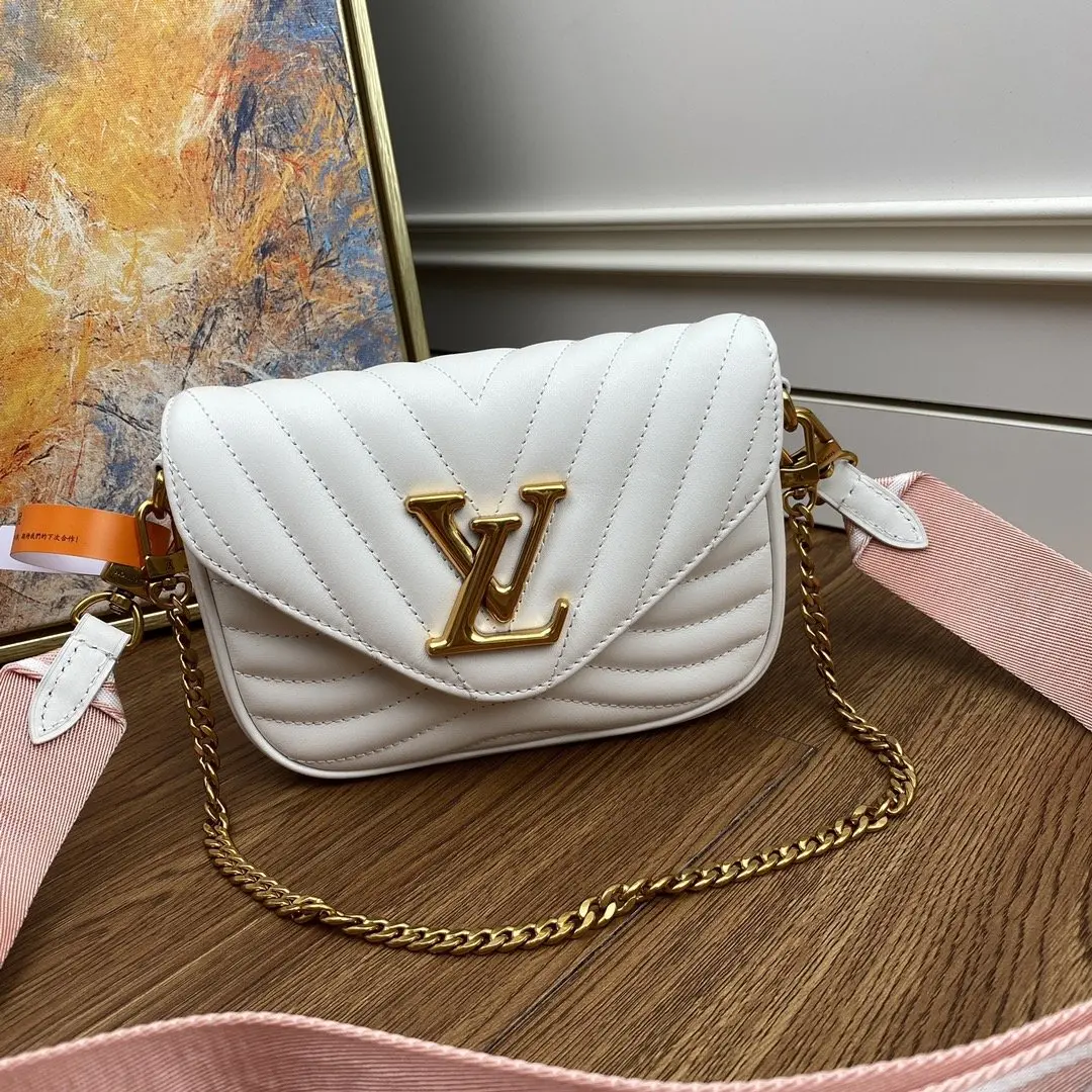 new wave multi pochette crossbody handbag snow white m56466 5 new wave multi pochette crossbody handbag snow white m56466 5