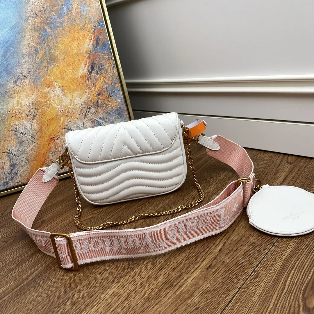 new wave multi pochette crossbody handbag snow white m56466 6 new wave multi pochette crossbody handbag snow white m56466 6