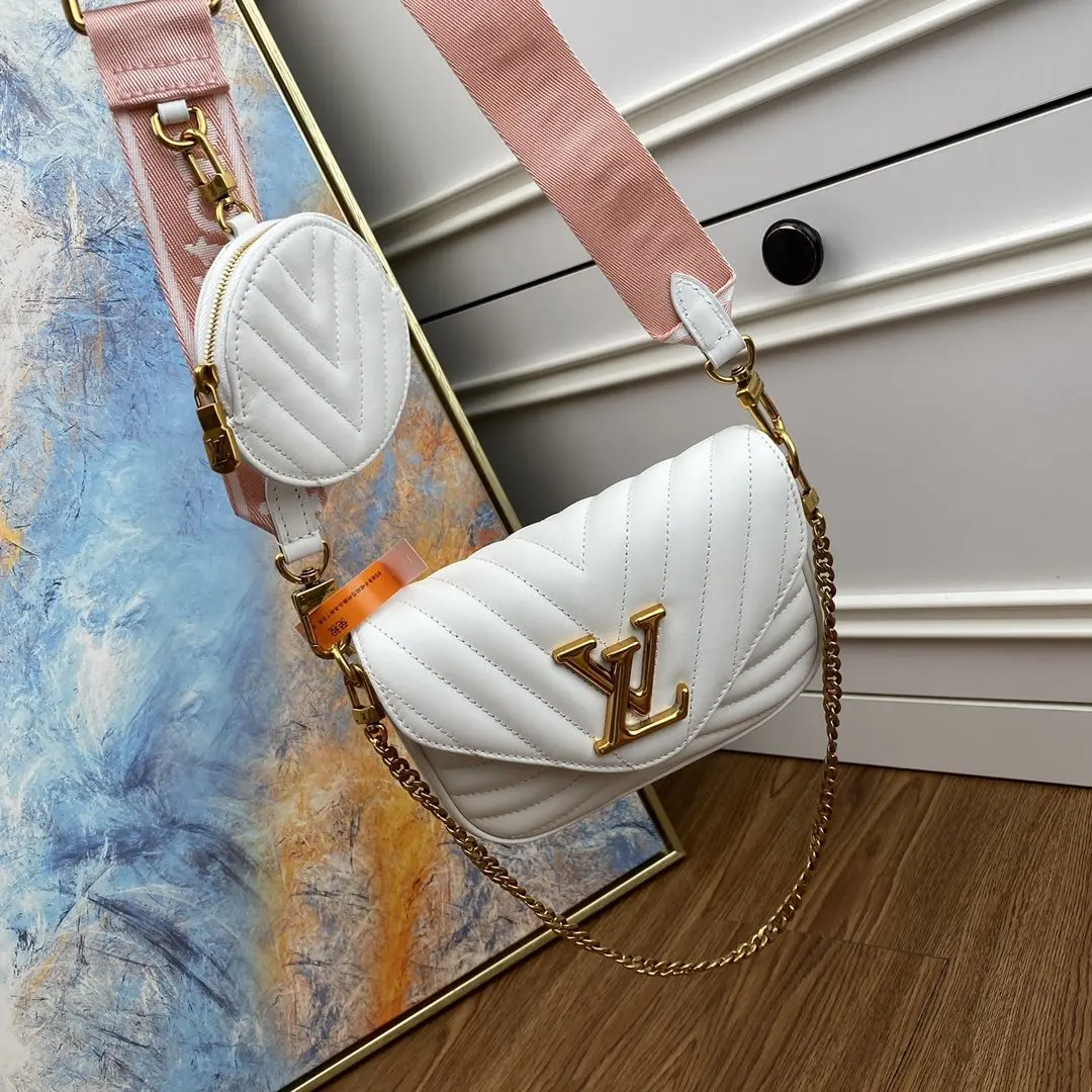 new wave multi pochette crossbody handbag snow white m56466 7 new wave multi pochette crossbody handbag snow white m56466 7