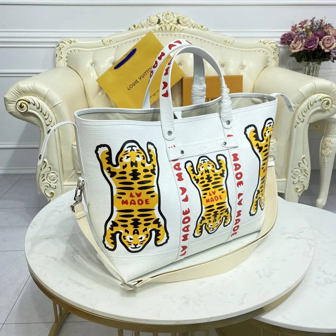 nigos colorful lv made tiger tote journey m59366 6