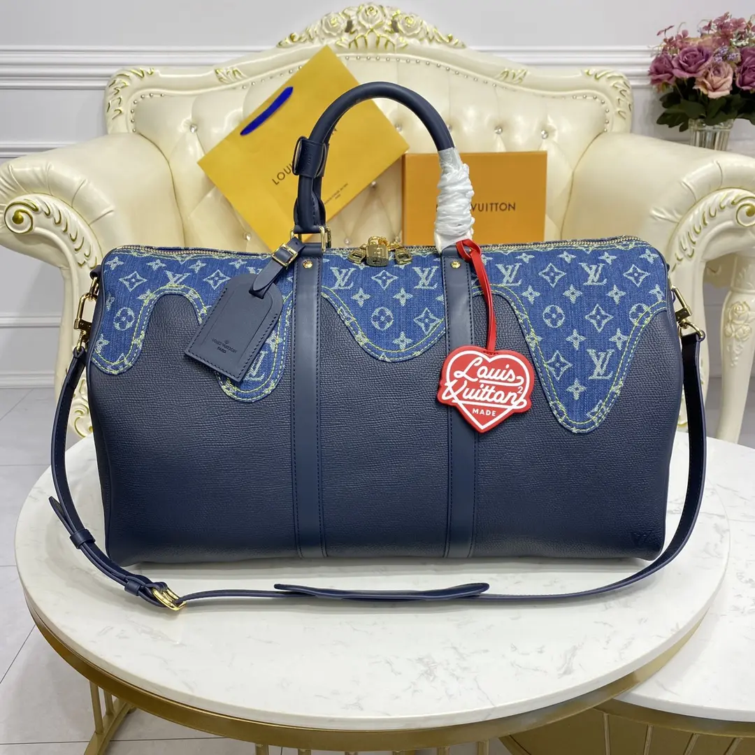 nigos monogram drip keepall bandouliere 50 m45975 4