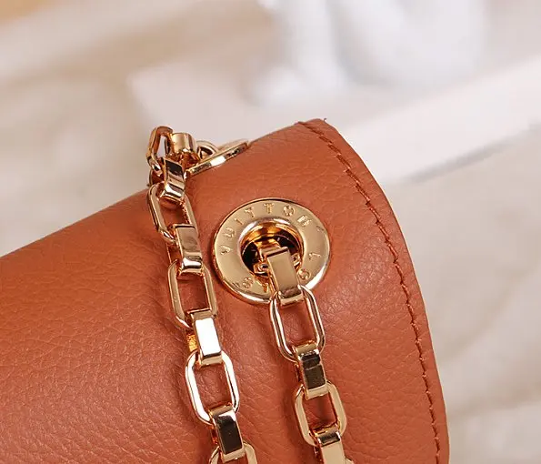 pallas chain shoulder bag brown m41200 1 3