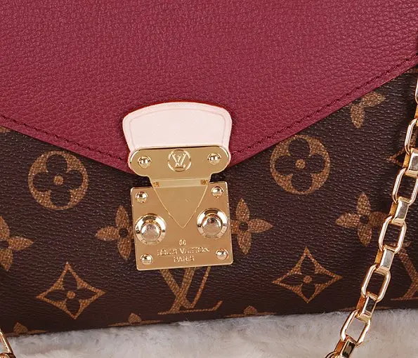 pallas chain shoulder bag wine red m41200 4 4
