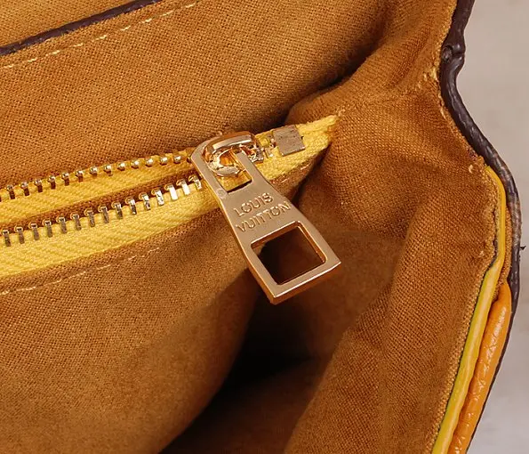 pallas chain shoulder bag yellow m41200 3 3