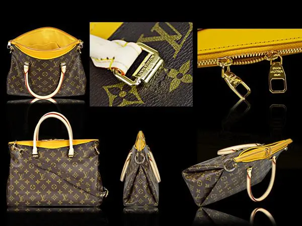 pallas monogram canvas handbag yellow m40929 3 3 pallas monogram canvas handbag yellow m40929 3 3