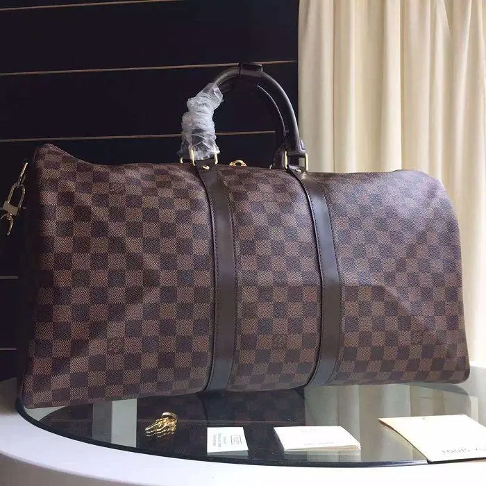 premium damier canvas keepall 50 luggage bag n41427 4