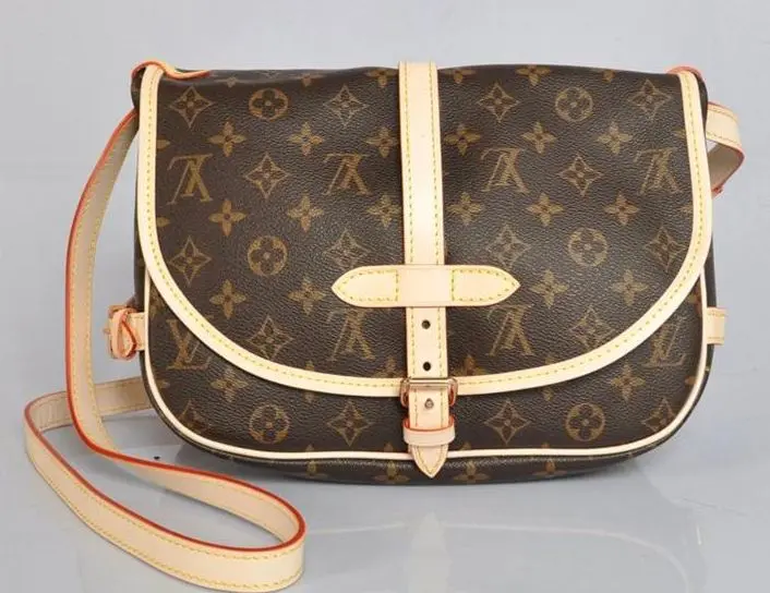 premium monogram canvas saumur bag m42256 1