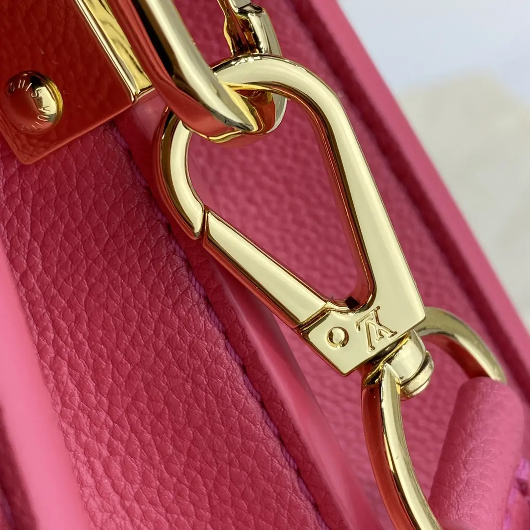 rose fluo mini dauphine handbag m20747 4