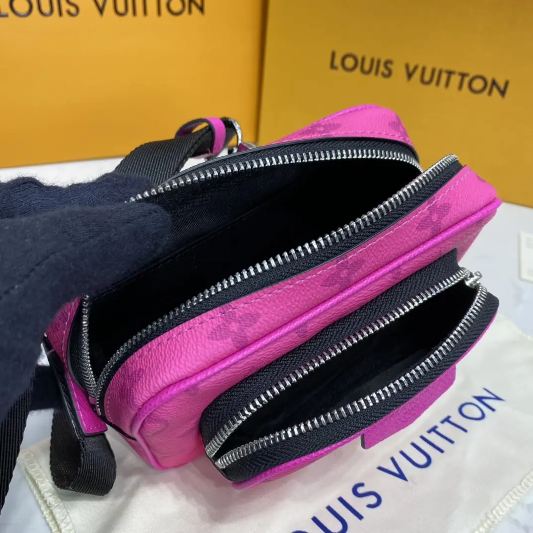 taiga leather outdoor pouch rose m30781 8 taiga leather outdoor pouch rose m30781 8