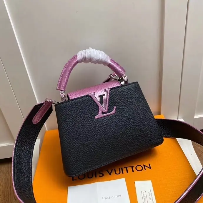 taurillon capucines mini black n97962 4