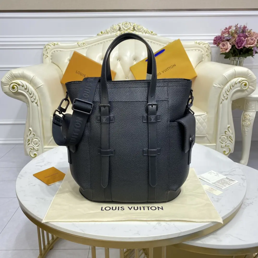 taurillon leather classic christopher backpack black m58479 3