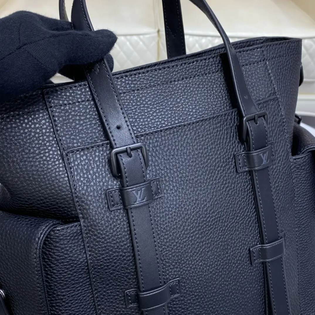 taurillon leather classic christopher backpack black m58479 7