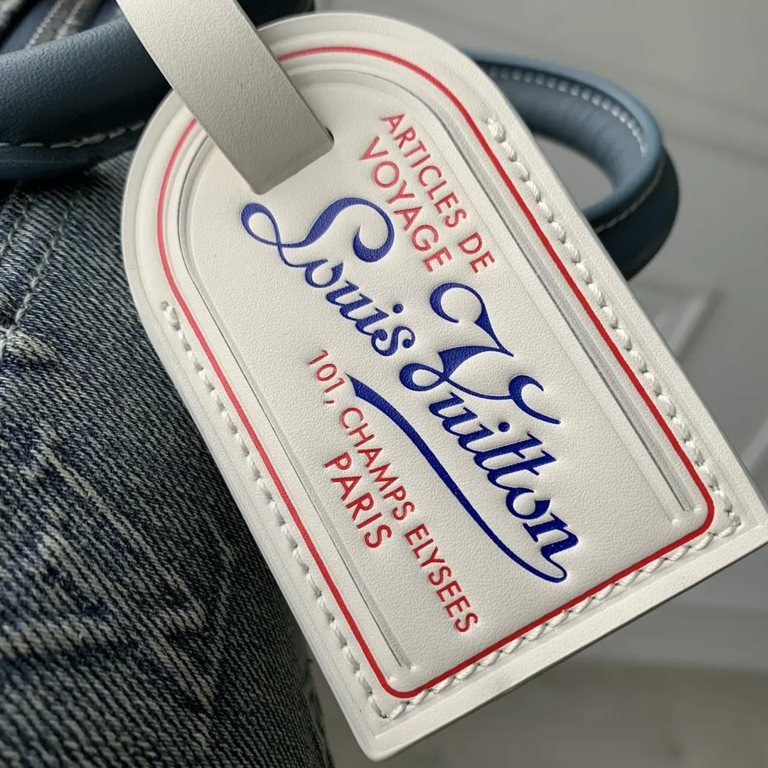 washed denim keepall bandouliere 25 handbag m22762 1 5 washed denim keepall bandouliere 25 handbag m22762 1 5
