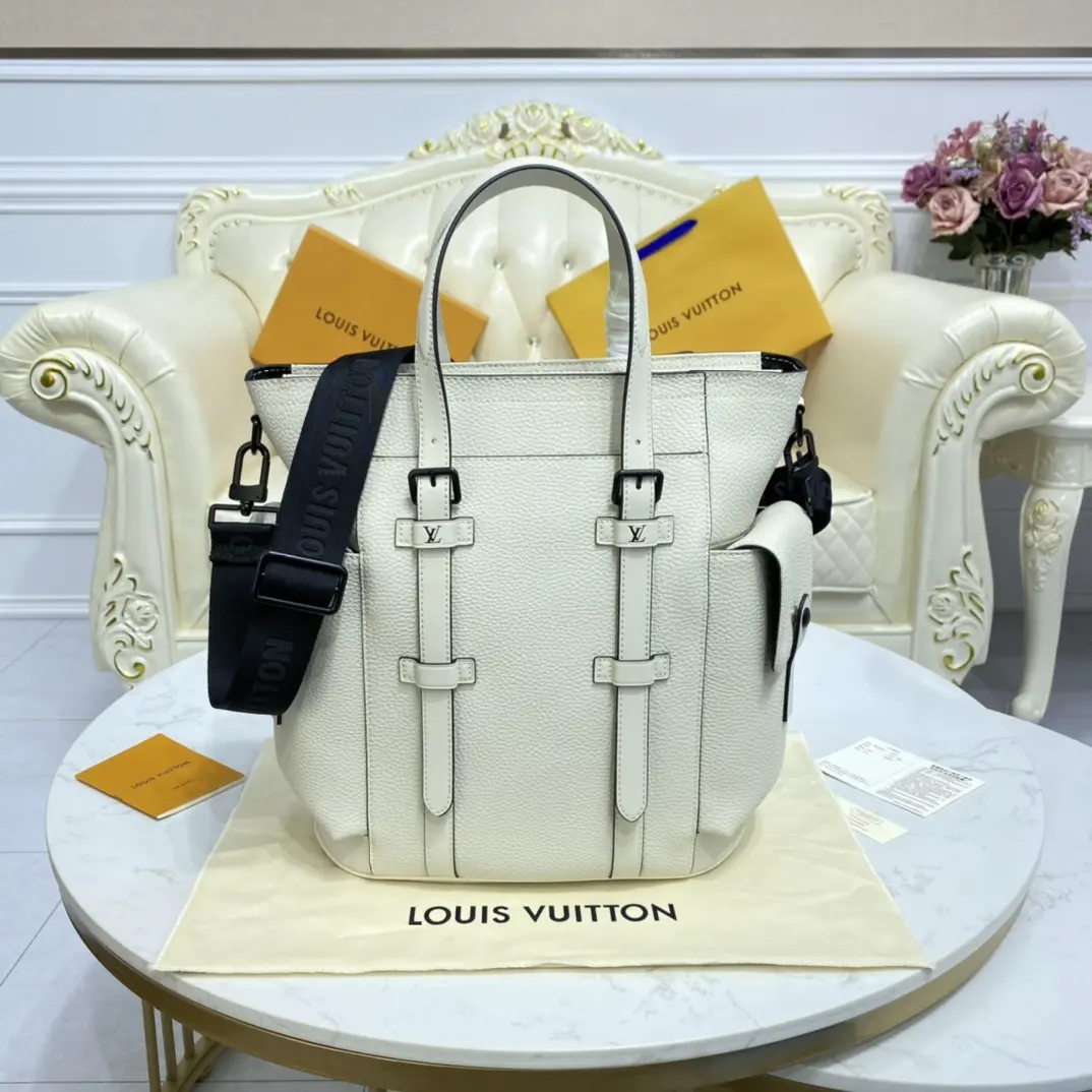 white taurillon christopher backpack m58477 3