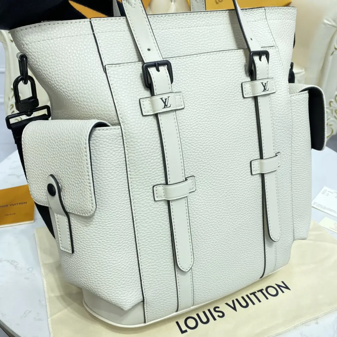 white taurillon christopher backpack m58477 9