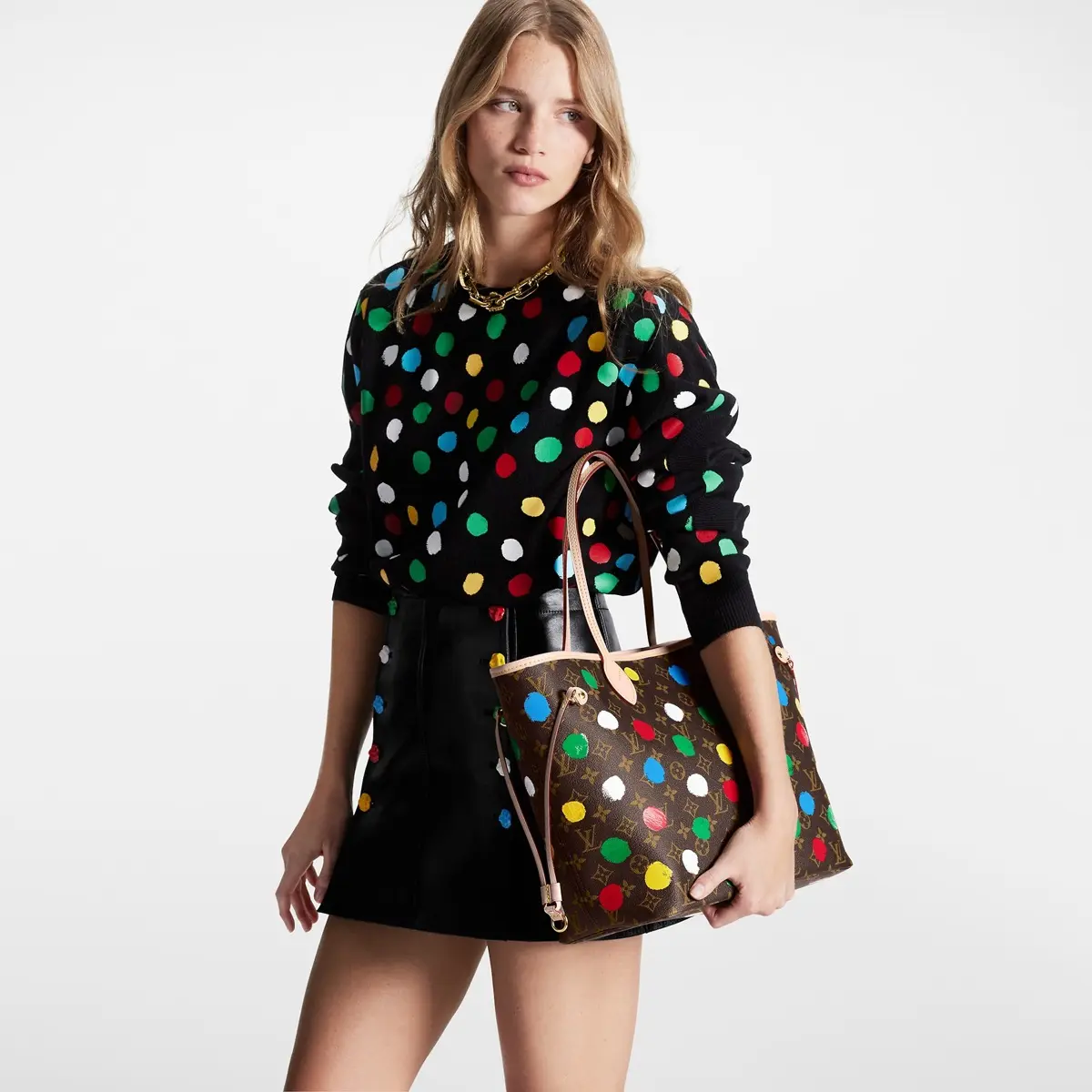 x yayoi kusama lv x yk neverfull mm m46381 2 x yayoi kusama lv x yk neverfull mm m46381 2