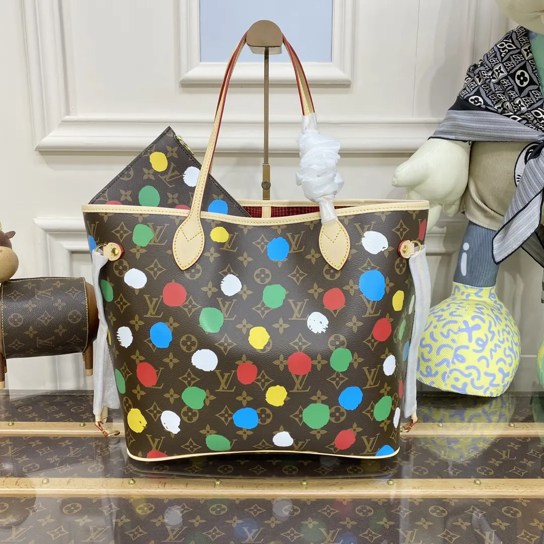 x yayoi kusama lv x yk neverfull mm m46381 3 x yayoi kusama lv x yk neverfull mm m46381 3